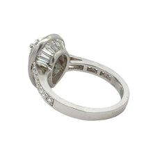 Load image into Gallery viewer, 18k white gold and diamond Pear shape Engagement Ring