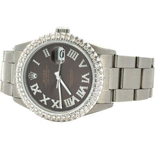Load image into Gallery viewer, Model number: 16030  36mm Rolex Diamond Watch with Stainless Steel Oyster Band