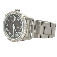 Load image into Gallery viewer, Model number: 16030  36mm Rolex Diamond Watch with Stainless Steel Oyster Band