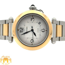 Load image into Gallery viewer, 41mm Pasha de Cartier Watch with two-tone bracelet (papers, original box)