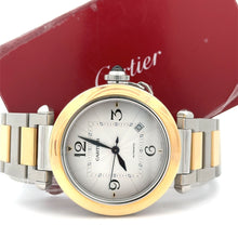 Load image into Gallery viewer, 41mm Pasha de Cartier Watch with two-tone bracelet (papers, original box)