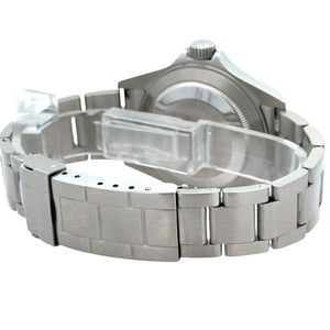 40mm Rolex Watch with Stainless Steel oyster band + White Gold and Diamond Cross Bracelet