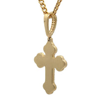 Load image into Gallery viewer, Yellow Gold and Diamond Jesus Head Pendant + 14k Yellow Gold and Diamond Cross Pendant + Yellow Gold Cuban 2 Chains