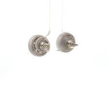 Load image into Gallery viewer, 14k White gold and Diamond Earrings and Necklace