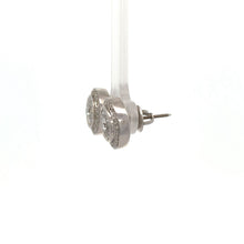 Load image into Gallery viewer, 14k White gold and Diamond Earrings and Necklace
