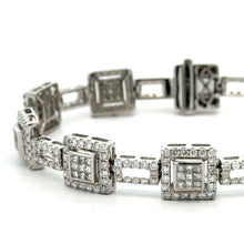 Load image into Gallery viewer, 14K Gold Diamond Bracelet | 5.15ct Natural Round Diamonds – Elegant Fine Jewelry (choose your color)