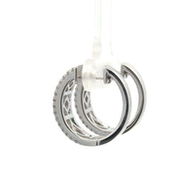 Load image into Gallery viewer, 18K White Gold Diamond Fancy Earrings | 2.24ct VVS/VS Clarity