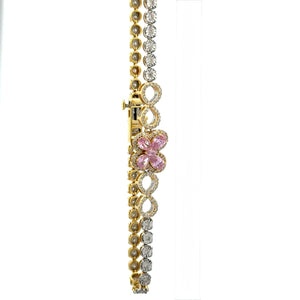 Pre-Owned 26mm Rolex Diamond Watch + Yellow Gold Butterfly Bracelet Set | Marchello the Jeweler