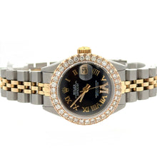 Load image into Gallery viewer, Pre-Owned 26mm Rolex Diamond Watch + Yellow Gold Butterfly Bracelet Set | Marchello the Jeweler