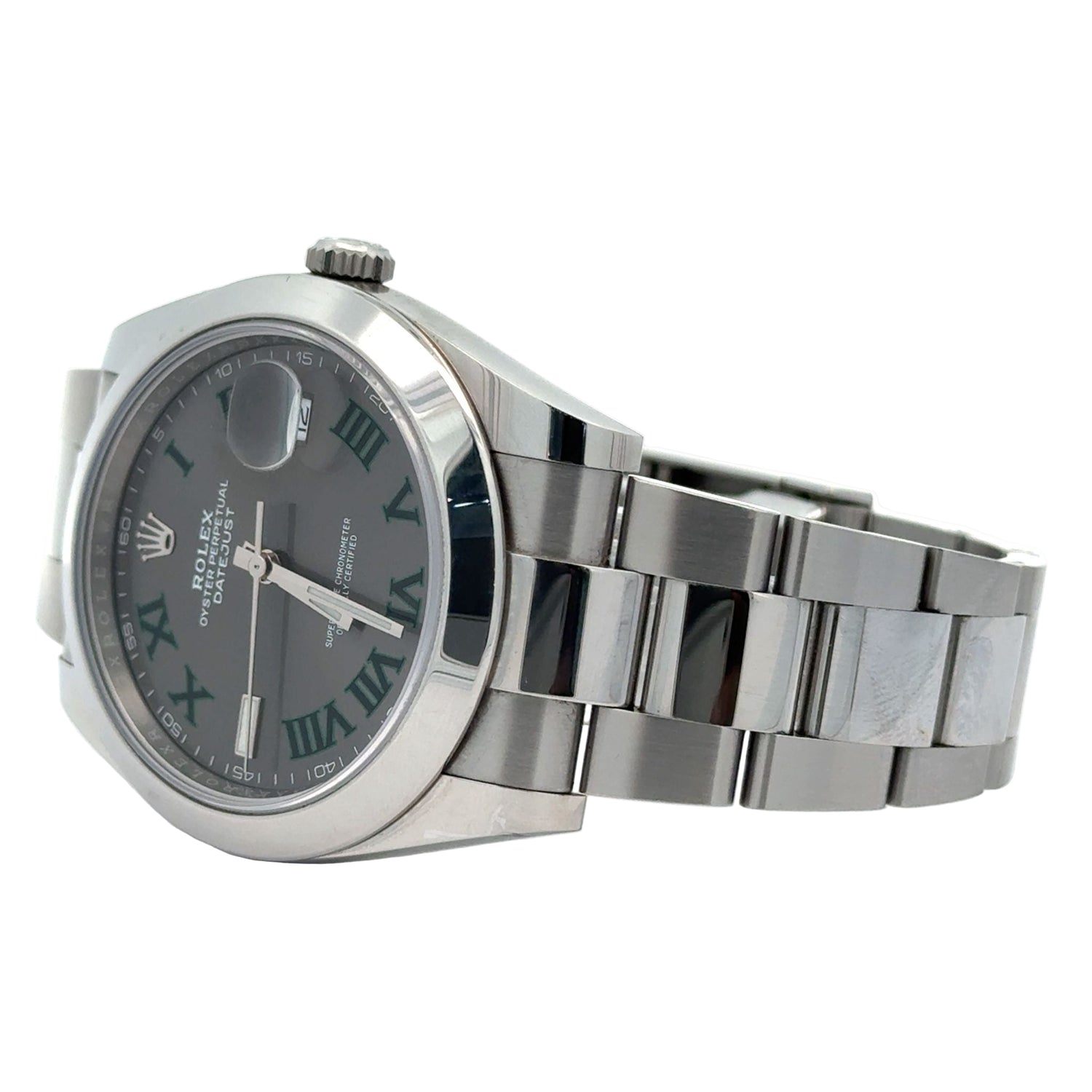 Rolex Datejust 41mm Model 126300 - Wimbledon Dial, Stainless Steel Oyster Bracelet (2022, Mint Condition)