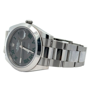 Rolex Datejust 41mm Model 126300 - Wimbledon Dial, Stainless Steel Oyster Bracelet (2022, Mint Condition)