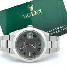 Load image into Gallery viewer, Rolex Datejust 41mm Model 126300 - Wimbledon Dial, Stainless Steel Oyster Bracelet (2022, Mint Condition)