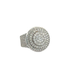 Load image into Gallery viewer, 18k White Gold and Diamond Pendant + White Gold Ice Link Chain + 14k White Gold and Diamond Ring | Luxury Jewelry Set