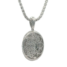 Load image into Gallery viewer, 18k White Gold and Diamond Pendant + White Gold Ice Link Chain + 14k White Gold and Diamond Ring | Luxury Jewelry Set