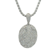 Load image into Gallery viewer, 18k White Gold and Diamond Pendant + White Gold Ice Link Chain + 14k White Gold and Diamond Ring | Luxury Jewelry Set