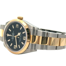 Load image into Gallery viewer, 36mm Rolex Explorer Two-Tone Oyster Watch (2022, Papers, Model 124273)