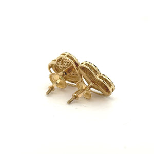 10K Yellow Gold Diamond Heart Earrings & Ring Set – 3-Piece Jewelry Collection | Marchello the Jeweler