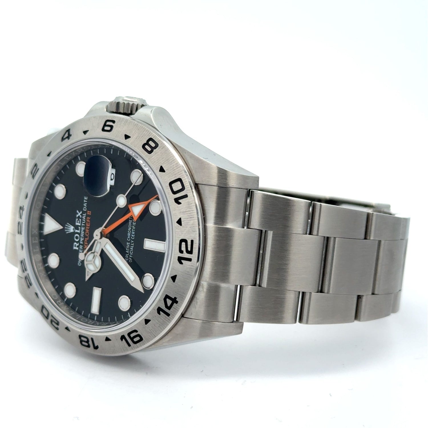 42mm Rolex Explorer II Watch with Stainless Steel Oyster Band – Model 226570 (2022)