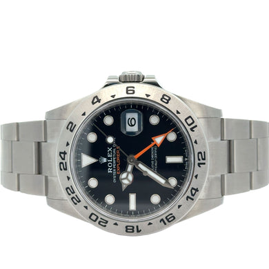 42mm Rolex Explorer II Watch with Stainless Steel Oyster Band – Model 226570 (2022)