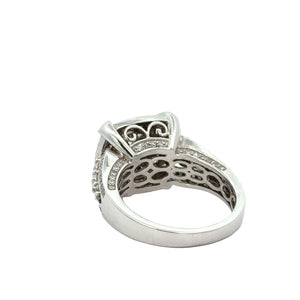14K White Gold & Diamond Ring + Earrings Set – 3-Piece Deal