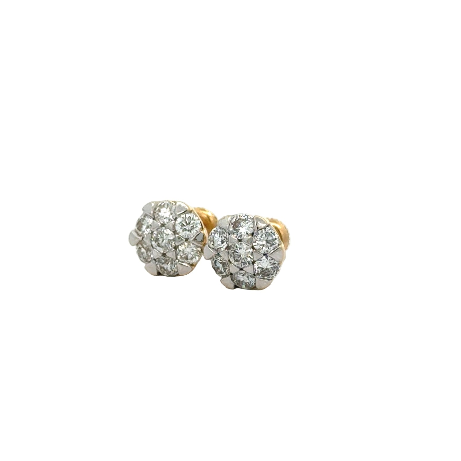 14K White Gold & Diamond Ring + Earrings Set – 3-Piece Deal