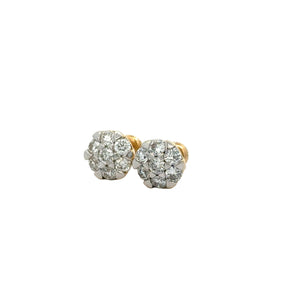 14K White Gold & Diamond Ring + Earrings Set – 3-Piece Deal