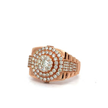 Load image into Gallery viewer, 41mm Iced Out Rolex Datejust Watch with Two-Tone Jubilee Band + 14K Rose Gold Diamond Ring – 4-Piece Luxury Jewelry Set