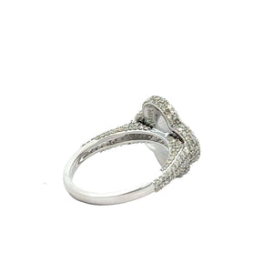 Gold and Diamond Clover Ring (choose your color)