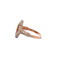 Load image into Gallery viewer, Gold and Diamond Clover Ring (choose your color)