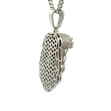 Load image into Gallery viewer, Gold and Diamond Jesus Pendant + Gold Cuban Chain (choose your color)