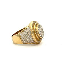 Load image into Gallery viewer, 14k yellow gold and diamond Men`s Ring + Earrings (Thanksgiving Day Special)