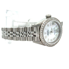 Load image into Gallery viewer, 26mm Rolex Watch with Stainless Steel Jubilee Band + White Gold and Diamond Heart Bangle (Thanksgiving Day Special)