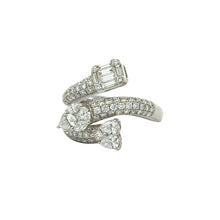 Load image into Gallery viewer, 18k white gold and diamond Ladies` Fancy Ring