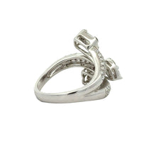 Load image into Gallery viewer, 18k white gold and diamond Ladies` Fancy Ring