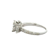 Load image into Gallery viewer, 14k white gold and diamond Ladies` Ring