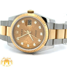 Load image into Gallery viewer, Model #116233 36mm Rolex Watch with two-tone oyster band (full factory, anniversary dial)