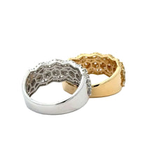 Load image into Gallery viewer, 14k gold and diamond Wedding Band (choose your color)
