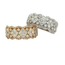 Load image into Gallery viewer, 14k gold and diamond Wedding Band (choose your color)
