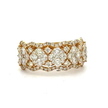 Load image into Gallery viewer, 14k gold and diamond Wedding Band (choose your color)