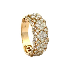 Load image into Gallery viewer, 14k gold and diamond Wedding Band (choose your color)