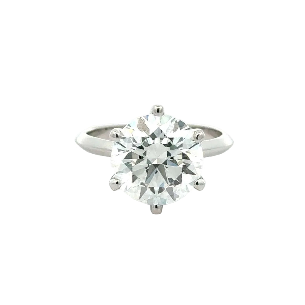 14k white gold and lab diamond Engagement Ring