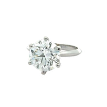 Load image into Gallery viewer, 14k white gold and lab diamond Engagement Ring