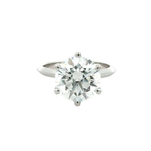 Load image into Gallery viewer, 14k white gold and lab diamond Engagement Ring