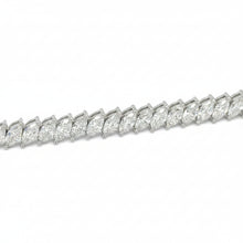 Load image into Gallery viewer, 14k white gold and diamond Fancy Bracelet with marquise diamond