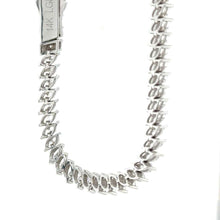 Load image into Gallery viewer, 14k white gold and diamond Fancy Bracelet with marquise diamond