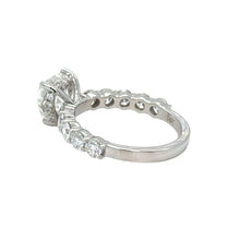 Load image into Gallery viewer, 14k white gold and lab diamond Heart Engagement Ring