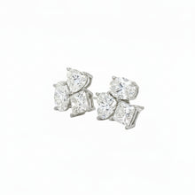 Load image into Gallery viewer, 14k white gold and lab multi-shape diamonds.