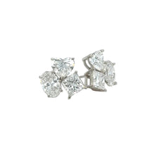 Load image into Gallery viewer, 14k white gold and lab multi-shape diamonds.
