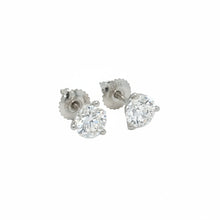 Load image into Gallery viewer, 14kt white gold lab grown round diamond