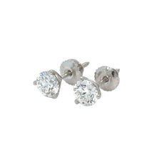 Load image into Gallery viewer, 14kt white gold lab grown round diamond